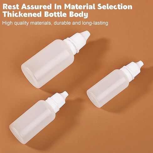 12 قطعة من زجاجات القطارة البلاستيكية الشفافة القابلة للعصر سعة 30 مل، حاويات قطرات العين القابلة لإعادة الملء مع أغطية لولبية ومقابس، زجاجات قطارة صغيرة محمولة سعة 1 أونصة للزيوت العطرية، عينات سائلة، زجاجات شفافة فارغة in Kuwait