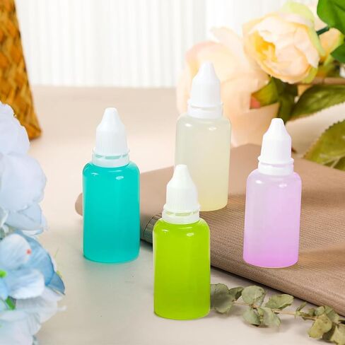 12 قطعة من زجاجات القطارة البلاستيكية الشفافة القابلة للعصر سعة 30 مل، حاويات قطرات العين القابلة لإعادة الملء مع أغطية لولبية ومقابس، زجاجات قطارة صغيرة محمولة سعة 1 أونصة للزيوت العطرية، عينات سائلة، زجاجات شفافة فارغة in Kuwait