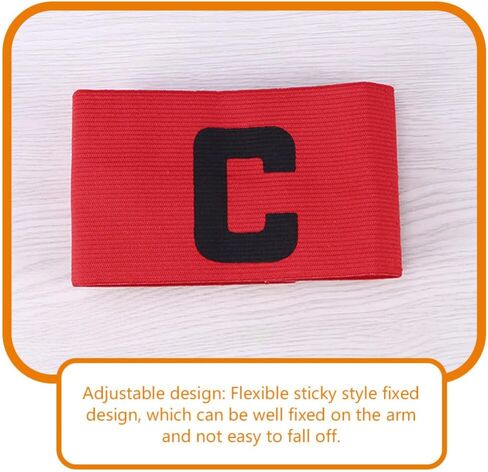 Toddmomy 3pcs Soccer Captain Armband Convenient Captain Bands Wear-Resistant Captain Armbands for Adult and Youth（Black） in Saudi Arabia