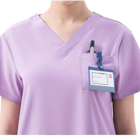 Scrubs for Women Set V-Neck Scrub Top & Jogger Pants Nursing Medical Uniform Stretch Workwear with Multi Pockets in Saudi Arabia