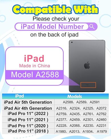 حافظة لجهاز iPad الجيل السادس/iPad Air 2/Pro 9.7 بوصة، غطاء رائد فضاء لطيف للأولاد، حامل بمقبض دوار ثلاثي الأبعاد كرتوني لرجال الفضاء + حزام من السيليكون لحافظات Apple iPad الجيل السادس/Air2/Pro9.7 in Kuwait