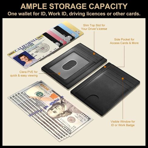 One-click Pop-Up Wallet with Airtag Holder | RFID-Blocking Credit Card Wallet | Minimalist Business Card Holder | Airtag Slot | ID Window | Slim & Carbon Fiber | Smart Edge Wallet for Man (NO AIRTAG) in Saudi Arabia