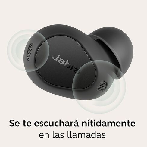سماعات أذن Jabra Elite 10 Gen 2 اللاسلكية مع صوت دولبي أتموس المكاني - إلغاء الضوضاء المتقدم، راحة طوال اليوم للعمل واللياقة البدنية، سماعات رأس بلوتوث داخل الأذن مع حافظة ذكية - أسود لامع in Saudi Arabia