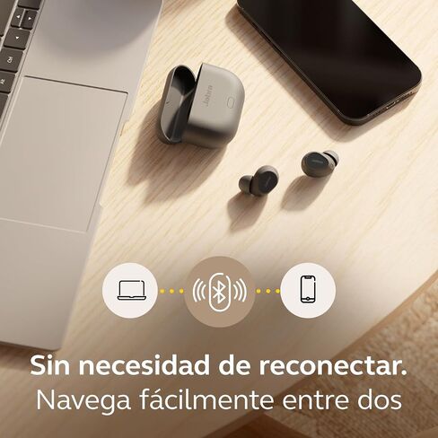 سماعات أذن Jabra Elite 10 Gen 2 اللاسلكية مع صوت دولبي أتموس المكاني - إلغاء الضوضاء المتقدم، راحة طوال اليوم للعمل واللياقة البدنية، سماعات رأس بلوتوث داخل الأذن مع حافظة ذكية - أسود لامع in Saudi Arabia