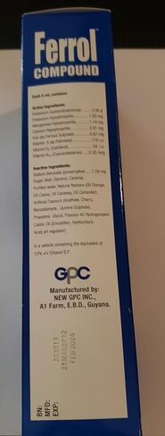 Ferrol Liquid Cough and Cold Tonic 500ml - The Original Ferrol Compound (Pack of 1) in Saudi Arabia