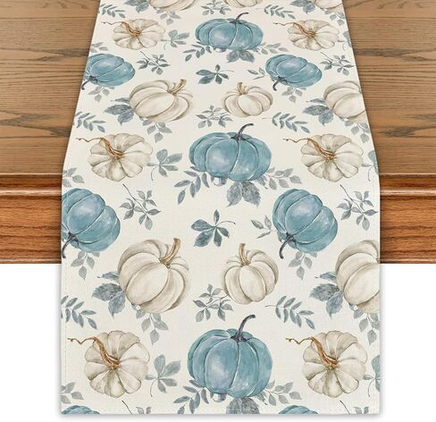 Fall Cucurbit Table Runner Leaf Tablecover Autumn Maple Leaves Table Runner Fall Autumn Harvest Thanksgiving Decor Fall Decoration for Home Party in Saudi Arabia
