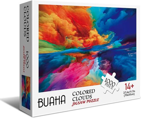 BUHAH Colorful Jigsaw Puzzles Sunflower Puzzle 1000 Pieces for Adults Flower Puzzles Art Floral Collage Puzzles for Creative Gift Home Decor in Saudi Arabia
