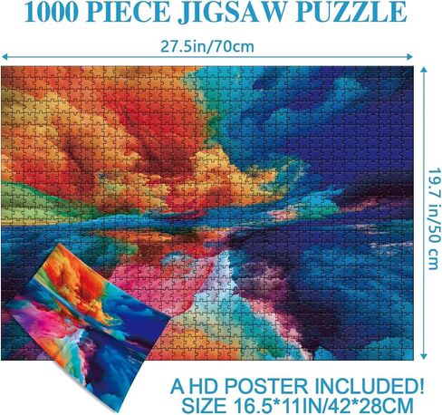 BUHAH Colorful Jigsaw Puzzles Sunflower Puzzle 1000 Pieces for Adults Flower Puzzles Art Floral Collage Puzzles for Creative Gift Home Decor in Saudi Arabia