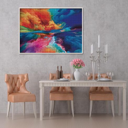 BUHAH Colorful Jigsaw Puzzles Sunflower Puzzle 1000 Pieces for Adults Flower Puzzles Art Floral Collage Puzzles for Creative Gift Home Decor in Saudi Arabia