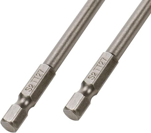 Torx Bit Set Security TT15 Torx Bits 4"/100mm Long,1/4" Hex Shank with Magnetic S2 Steel Security Torx Bit Set,Torx Bit Type(10pcs) in Saudi Arabia