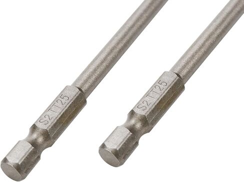 Torx Bit Set Security TT15 Torx Bits 4"/100mm Long,1/4" Hex Shank with Magnetic S2 Steel Security Torx Bit Set,Torx Bit Type(10pcs) in Saudi Arabia