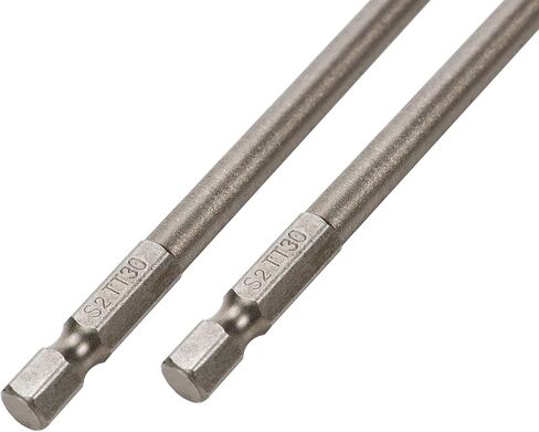 Torx Bit Set Security TT15 Torx Bits 4"/100mm Long,1/4" Hex Shank with Magnetic S2 Steel Security Torx Bit Set,Torx Bit Type(10pcs) in Saudi Arabia