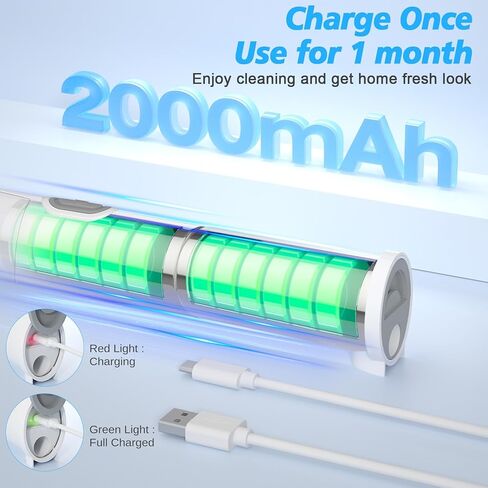 Qimedo Electric Spin Scrubber Extra Large Brush Q3,6000 mAh Best Battery Power Scrubber for Cleaning,1200RPM Shower Cordless Cleaning Brush with 8 Brushes for Bath/Tub/Tile/Floor (Smart Display) in Saudi Arabia
