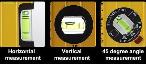 Professional aluminum alloy Box level ruler,Spirit Magnetic Level,Precision measuring level with Shock Resistant bubbles,Industrial and household balance ruler Guiding ruler Level tool,24 Inches in Saudi Arabia
