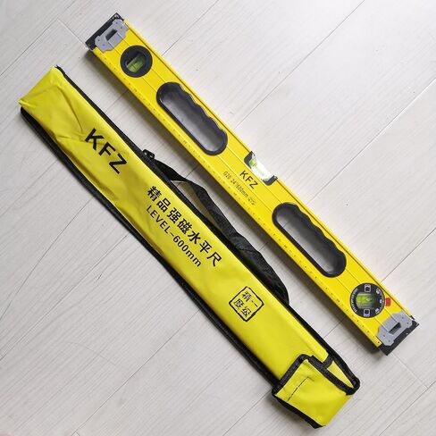 Professional aluminum alloy Box level ruler,Spirit Magnetic Level,Precision measuring level with Shock Resistant bubbles,Industrial and household balance ruler Guiding ruler Level tool,24 Inches in Saudi Arabia