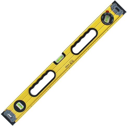 Professional aluminum alloy Box level ruler,Spirit Magnetic Level,Precision measuring level with Shock Resistant bubbles,Industrial and household balance ruler Guiding ruler Level tool,24 Inches in Saudi Arabia