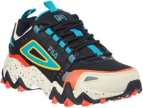 Fila Men's Oakmont Tr Sneaker, Black/Ecru/Mandarin Red, US 10.5 M in Saudi Arabia