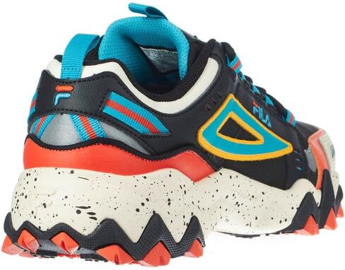 Fila Men's Oakmont Tr Sneaker, Black/Ecru/Mandarin Red, US 10.5 M in Saudi Arabia