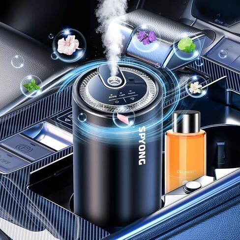 معطر هواء السيارة الذكية، مع جهاز عرض على شكل نجمة، ناشرات للسيارة، تشغيل/إيقاف تلقائي، يدوم من 3 إلى 6 أشهر، تركيز قابل للتعديل، ناشرات مدمجة تعمل بالبطارية للزيوت العطرية (كولونيا) in Kuwait