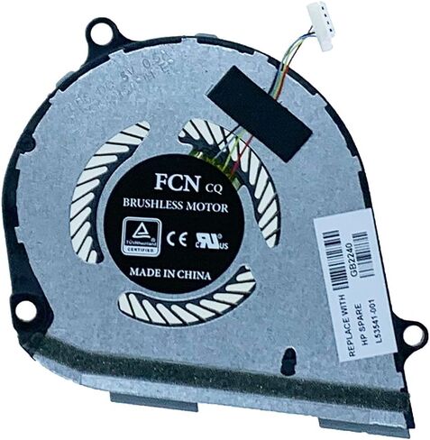 Replacement CPU GPU Cooling Fan for HP Envy X360 15-DS 15-DR 15M-DR 15M-DS 15M-DR1011DX 15M-DR1012DX TPN-W142 TPN-W143 Series in Saudi Arabia
