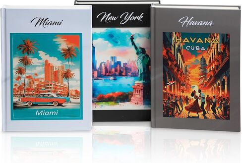 City-Inspired Decorative Books | Coffee Table Books | Coffee Table Decor | Luxury Coffee Table Books | Home décor Accents | Decorative Books | Set of 3 in Saudi Arabia