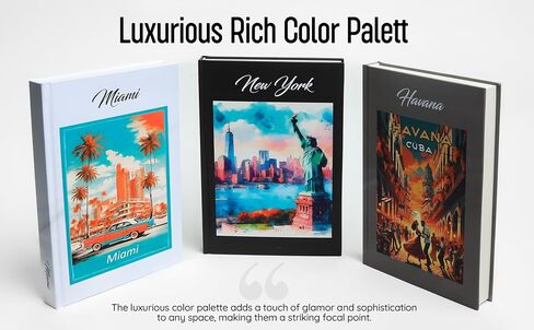 City-Inspired Decorative Books | Coffee Table Books | Coffee Table Decor | Luxury Coffee Table Books | Home décor Accents | Decorative Books | Set of 3 in Saudi Arabia
