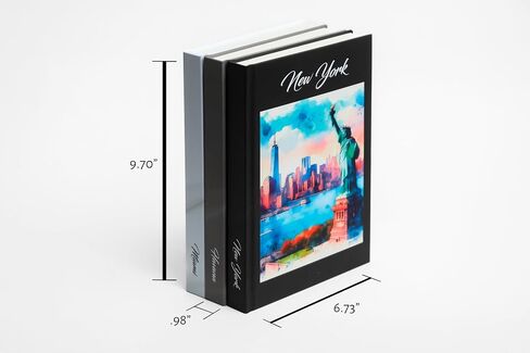 City-Inspired Decorative Books | Coffee Table Books | Coffee Table Decor | Luxury Coffee Table Books | Home décor Accents | Decorative Books | Set of 3 in Saudi Arabia