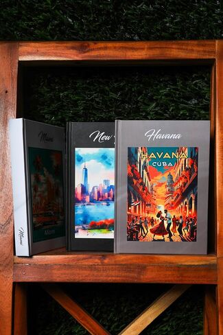 City-Inspired Decorative Books | Coffee Table Books | Coffee Table Decor | Luxury Coffee Table Books | Home décor Accents | Decorative Books | Set of 3 in Saudi Arabia