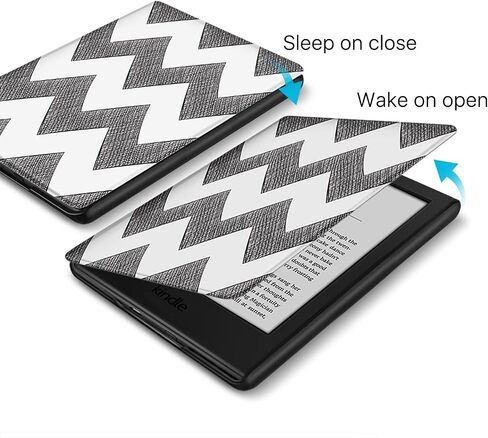 TNP Case for All New Kindle 10th Generation Gen 2019 Release - Will Not Fit Kindle Paperwhite or Oasis, Smart Cover with Auto Sleep & Wake for Amazon 6" Display E-Reader (Composition Book Purple) in Saudi Arabia