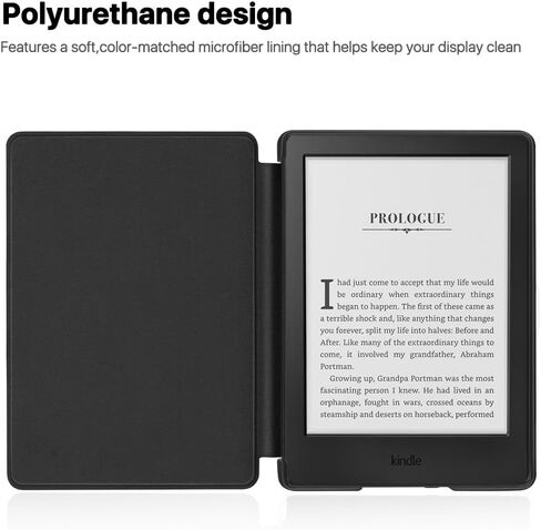 TNP Case for All New Kindle 10th Generation Gen 2019 Release - Will Not Fit Kindle Paperwhite or Oasis, Smart Cover with Auto Sleep & Wake for Amazon 6" Display E-Reader (Composition Book Purple) in Saudi Arabia