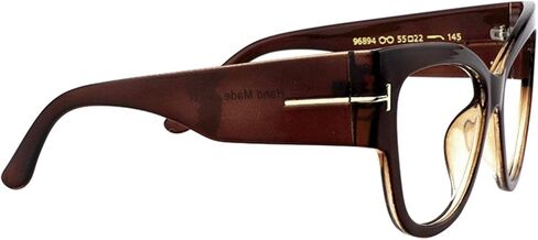 VOOGLAM Oversize Cat Eye Blue Light Blocking Glasses for Women Anti UV Eyestrain Eyewear Elektra in Kuwait