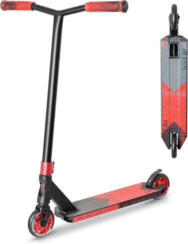 VOKUL K1 Pro Trick Scooter | Stunt Scooter, for Kids 8 Years and Up,Teens,Adults - Best Entry Level Freestyle Stunt Scooter for,Boys,Girls - Freestyle Skate Park Street Scooter (Red) in Saudi Arabia