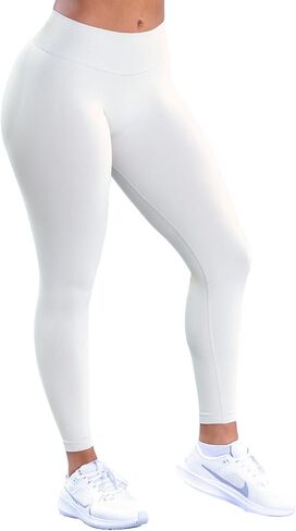 Wavar Hidden Butt Scrunch Leggings for Women Butt Lifting Low Waisted Gym Yoga Pants with Tummy Control in Saudi Arabia