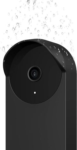 متوافق مع غطاء حماية من السيليكون لجرس باب Google Nest (البطارية)، ملحقات غطاء واقي لكاميرا جرس الباب من السيليكون المقاوم للماء لجرس باب Google Nest، أبيض in Saudi Arabia