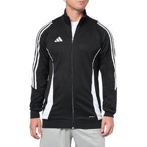 adidas Men's Tiro 24 Training Jacket, Team Mid Grey/White, Large