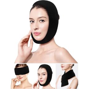 Wisdom Teeth Ice Pack Head Wrap,TMJ Pain Relief Product Jaw,Tonsillectomy Recovery,Migraine Relief Cold Hot Gel Pads,Eyes,Face and Chin Neck Multipurpose Ice Packs for Injuries Reusable.