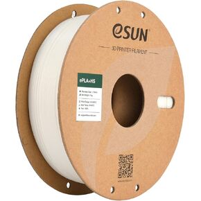 eSUN High Speed ​​PLA+ Filament 1.75mm، خيوط طابعة ثلاثية الأبعاد Speedy PLA Plus للطباعة السريعة، دقة الأبعاد +/- 0.03 مم، بكرة 1 كجم (2.2 رطل) خيوط طباعة ثلاثية الأبعاد للطابعات ثلاثية الأبعاد، أبيض in Kuwait