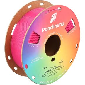 Polymaker Panchroma Translucent PLA Filament 1.75mm Magenta, 1.75 Translucent Magenta PLA 3D Printing Filament 1kg Spool - Panchroma High Translucency 1.75 PLA 3D Printer Filament