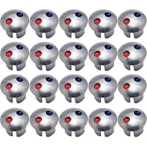 20Pcs Faucet Replacement Part | Water Temperature Indicators | Hot Cold Water Markers, Handle Index Buttons Faucets Replacement Part, Hot and Cold Signs Button Hot Cold Water Label for Kitchen