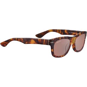 Serengeti FOYT Polarized Square Sunglasses, Shiny Origine Transparent Layer, Medium
