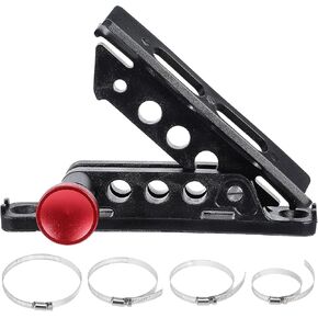 Quick Release Fire Extinguisher Mount，Aluminum Adjustable UTV Roll Bar Fire Extinguisher Holder Mounting Bracket for Jeep Wrangler TJ JK JL JKU Polaris RZR Ranger Cam-Am X3 Universalal