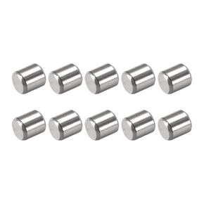 METALLIXITY Dowel Pin (4mmx12mm) 50Pcs, 304 Stainless Steel Shelf Support Pegs Pin Fastener Elements - for Metal Devices, Furniture Installation, Industrial, DIY