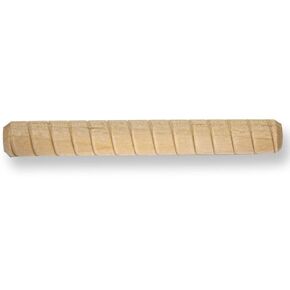 Pinehurst Crafts 1/2 Inch x 2 Inch Spiral Wood Dowel Pins, Great for Furniture, Cabinetry and Crafts Projects, Pack of 100