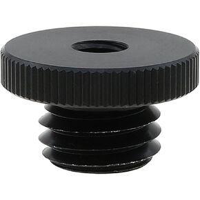 Black Aluminium Alloy Laser Level Tripod Adapter 1/4 Female to 5/8 Male Adapter Screw for Connecting Laser Level and Tripod