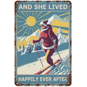 Retro You And Me We Got This Metal Sign - Vintage Skeleton Skull & Roses Poster - Realistic Yet Romantic Decor for Wedding Bar, Halloween Party, Bathroom, or Garden - 8x12 inch - Funny Gift Idea