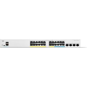 Cisco Catalyst 1300-24MGP-4X Managed Switch, 16 Port GE, 8 Port 2.5GE, PoE, 4x10GE SFP+, Limited Lifetime Protection (C1300-24MGP-4X)