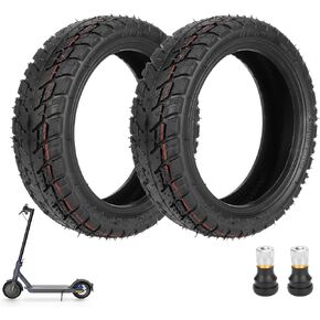 ulip (2-Pack) 50/75-6.1 Off-Road tubeless scooter tire with valve 8 1/2x2 Front and Rear Wheels Replacement for Gotrax GXL V2 Hiboy S2 Xiaomi M365 Pro Pro2 1S MI3 and 8.5 inch Scooters
