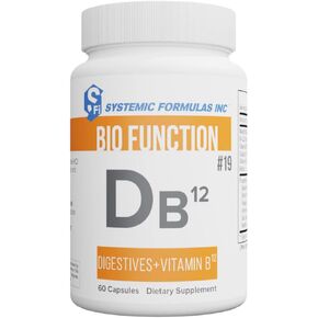 Systemic Formulas DB12 Digest VIT. B12 - Digestives + Vitamin B12. B12 Formula with Enhanced B12 Absorption.