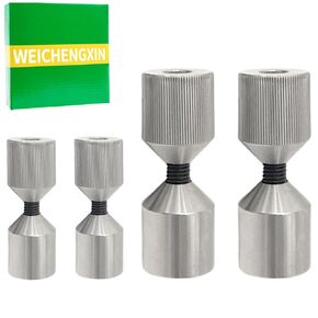 4 Pcs Flange Two Hole Pin Set Stainless Steel Alignment Pins 1-1/8'' & 1-5/8'' Diameters