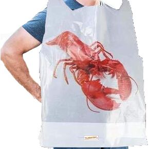 The Bakers Pantry lobster bibs 25 pack crawfish bibs disposable adult Lobster Bibs Disposable Adult (25)